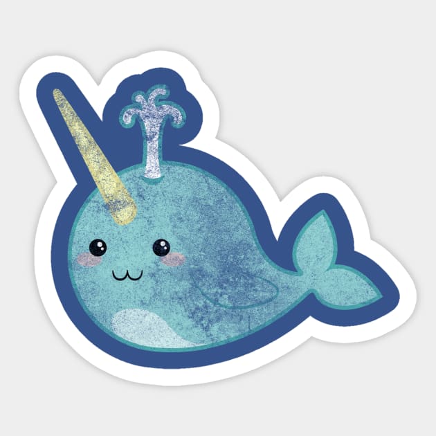 narwhal shirt,narwhal goes stab,kawaii narwhal,cute narwhal,narwhal gift,narwhal love,narwhal collector,narwhal collection,narwhal obsessed Sticker by theglaze